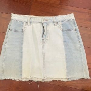 pacsun denim skirt